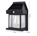 Lámpara Aplique Solar Retro para Pared